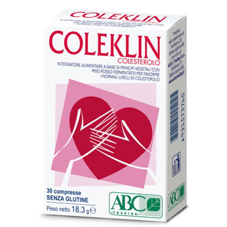 Coleklin Colesterolo 30 Compresse - Integratore Benessere Cardiovascolare