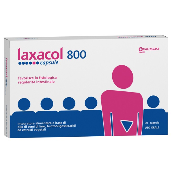 Laxacol 800 30 Capsule - Integratore Intestinale