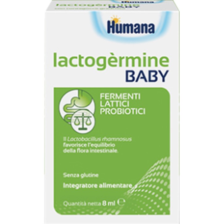 Humana Lactogermine Baby Gocce Flacone 7,5 grammi - Integratore Alimentare