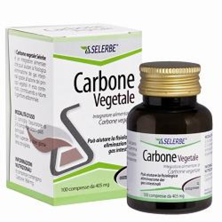 Carbone Vegetale 100 Compresse - Integratore Alimentare