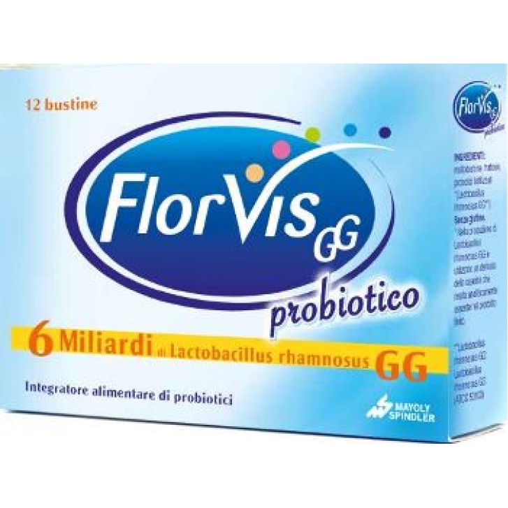 Florvis GG Probiotico 12 Bustine - Integratore Alimentare