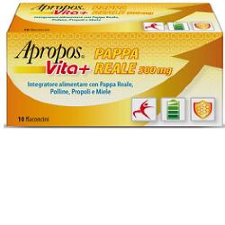 Apropos Vita+ Pappa Reale 20 Flaconcini 500 mg - Integratore Alimentare