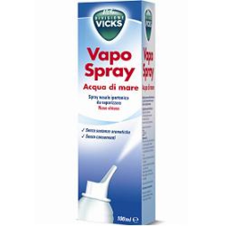 Vicks Vapo Spray Nasale Ipertonico Naso Chiuso 100 ml