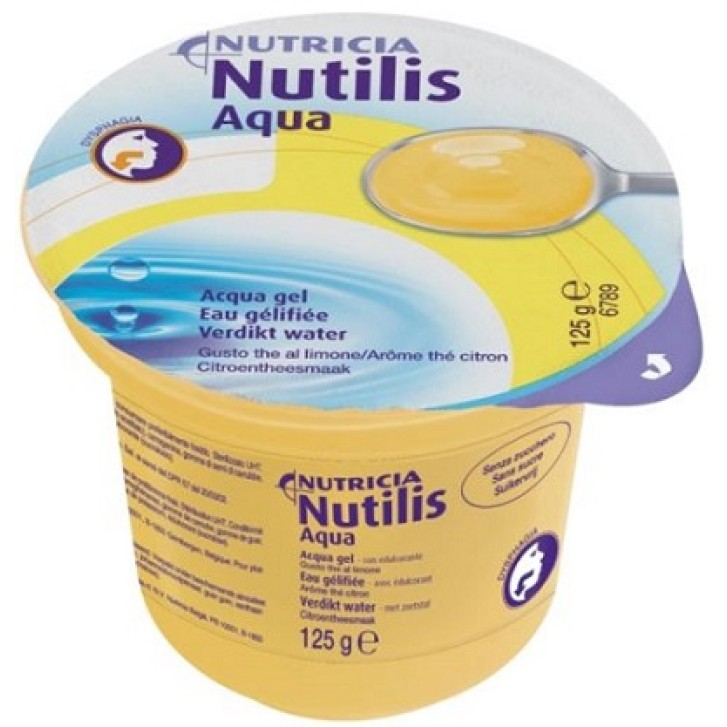 Nutilis AcquaGel Bevanda di Facile Indigestione Gusto Limone 12 x 125 grammi