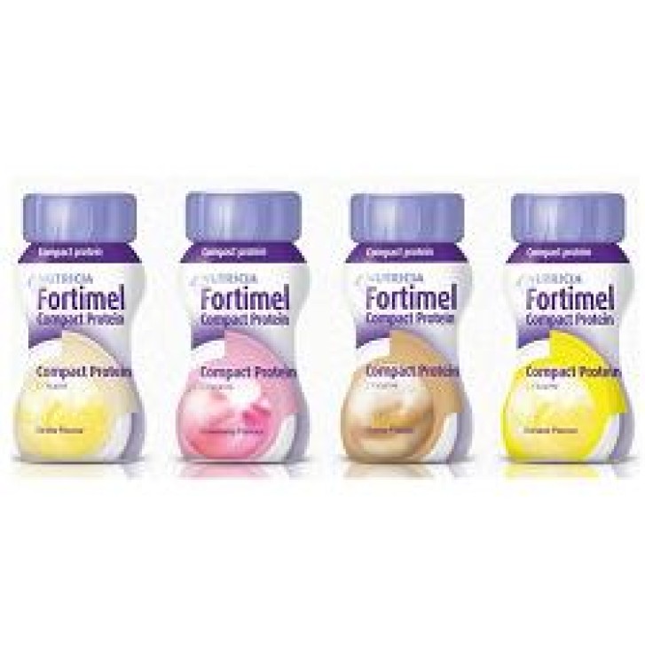Fortimel Compact Protein Integratore Proteico Banana 4 x 125 ml