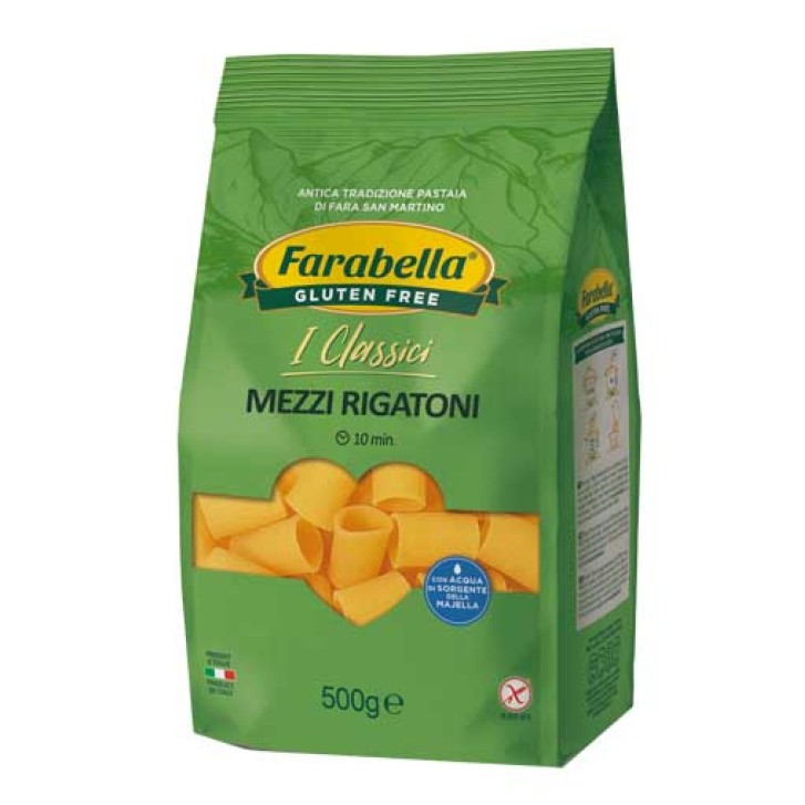 Farabella Pasta Senza Glutine Mezzi Rigatoni 500 grammi