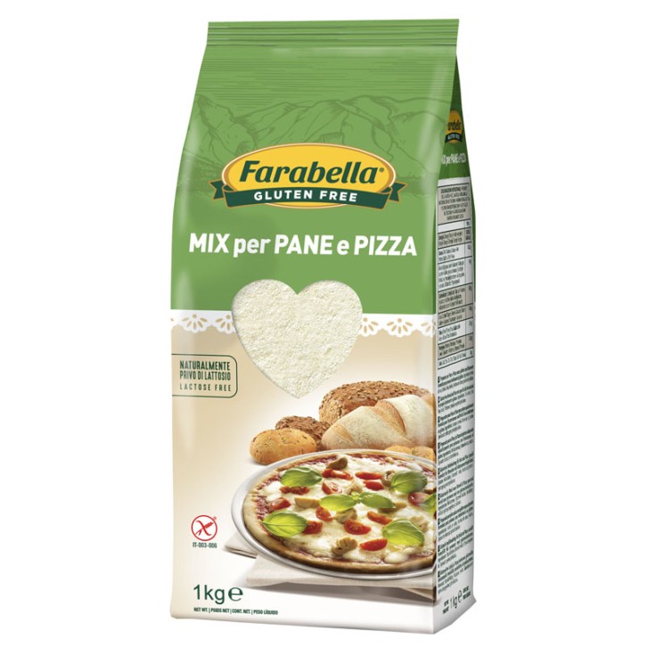Farabella Senza Glutine Preparato Farina Pane/Pizza 1 Kg