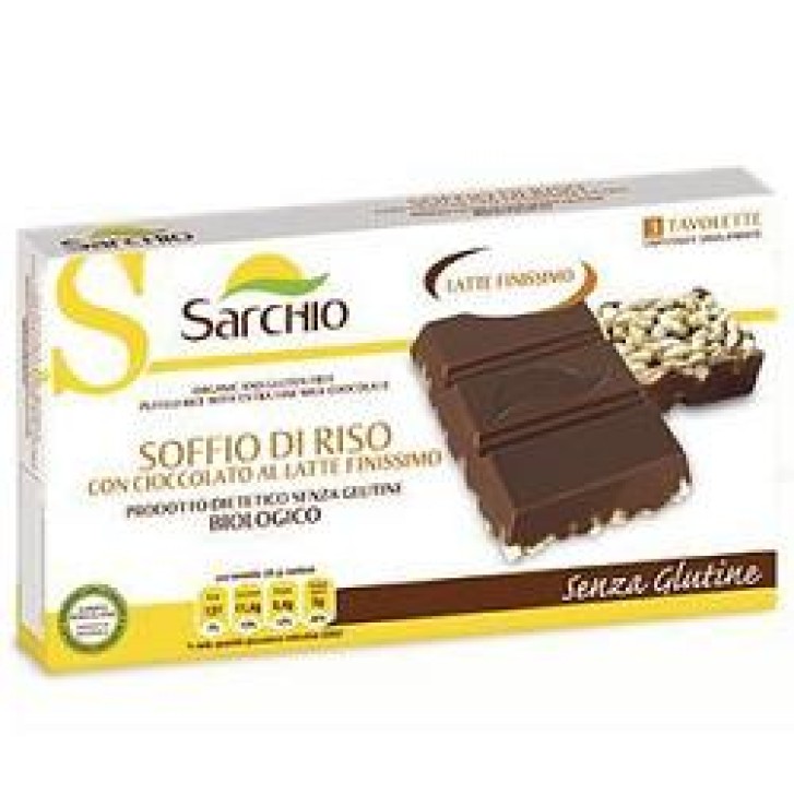 Sarchio Soffio di Riso Cioccolato al Latte 75 grammi