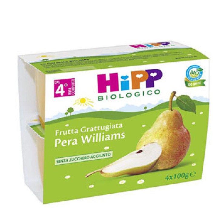 Hipp Bio Merenda Pera e Yogurt 4 x 100 grammi