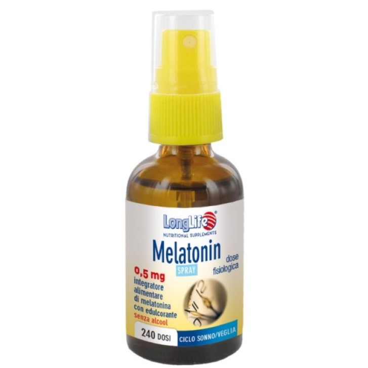 Longlife Melatonin Spray 30 ml - Integratore Sonno