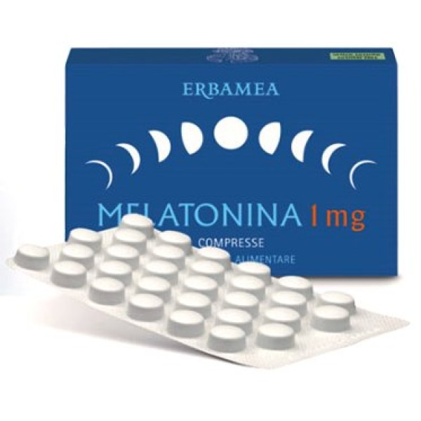Erbamea Melatonina 1 mg 90 Compresse - Integratore Rilassante
