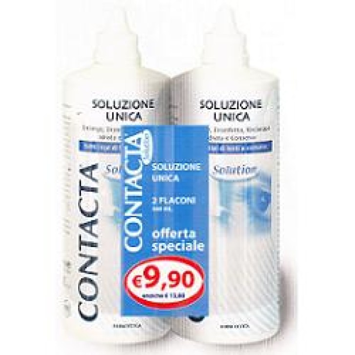Contacta Soluzione Unica Isotonica Lenti a Contatto 2 x 360 ml