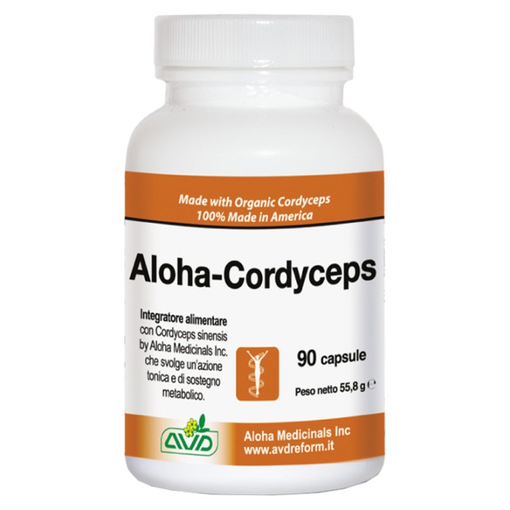 Aloha-Cordyceps 90 Capsule - Integratore Alimentare