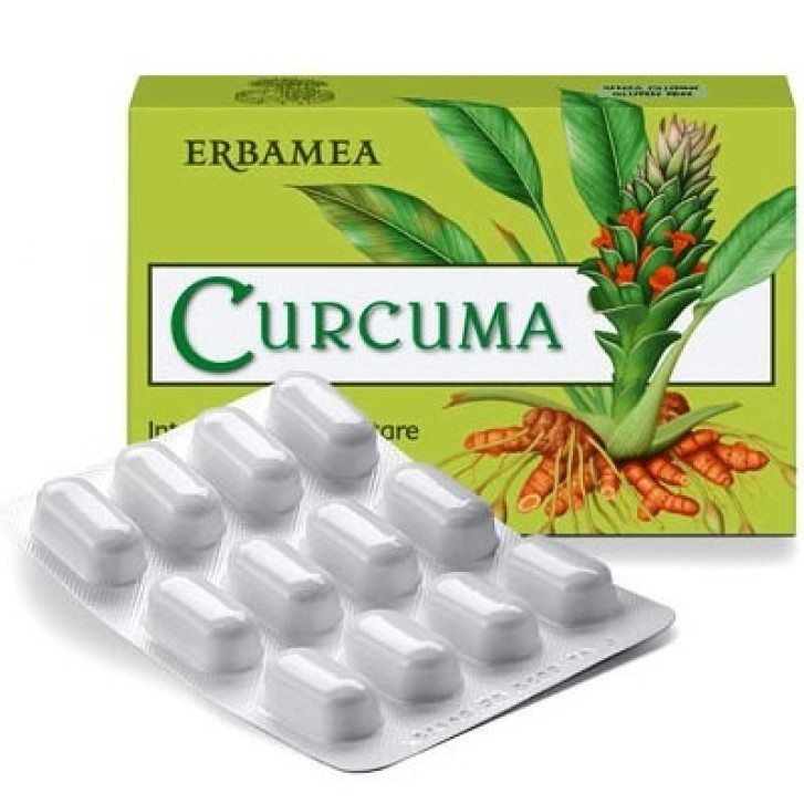 Erbamea Curcuma 24 Capsule Vegetali - Integratore Alimentare