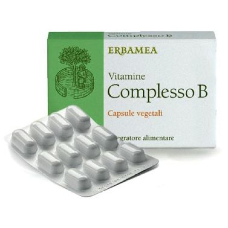 Erbamea Vitamine Complesso B 24 Capsule - Integratore Vitamine B