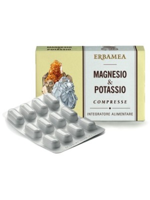 Erbamea Magnesio & Potassio 24 Compresse - Integratore Alimentare