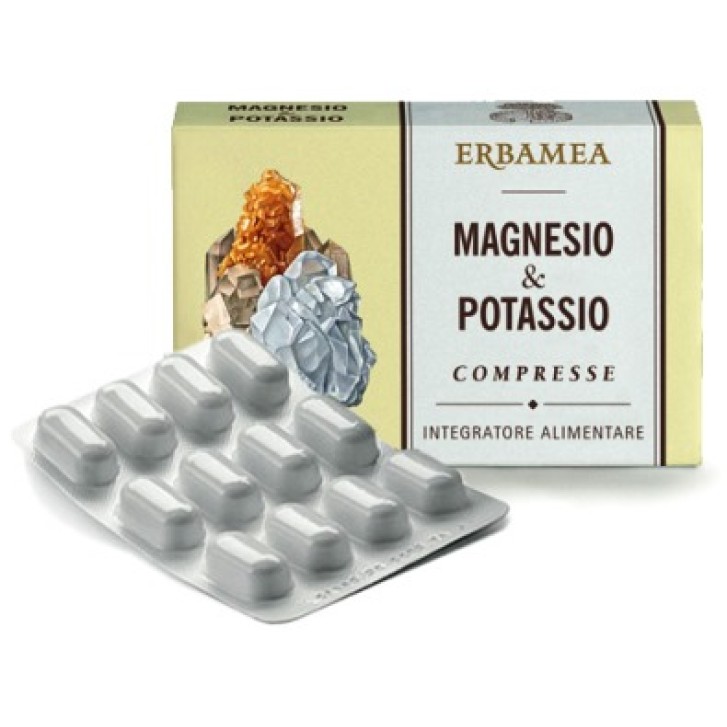 Erbamea Magnesio & Potassio 24 Compresse - Integratore Alimentare