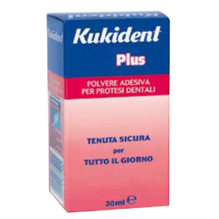 Kukident Plus Polvere Adesiva per Protesi Dentaria 30 grammi