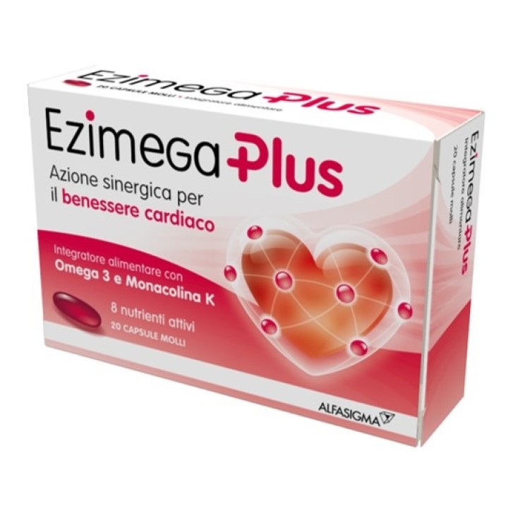 Ezimega Plus 20 Capsule Molli - Integratore per il Colesterolo