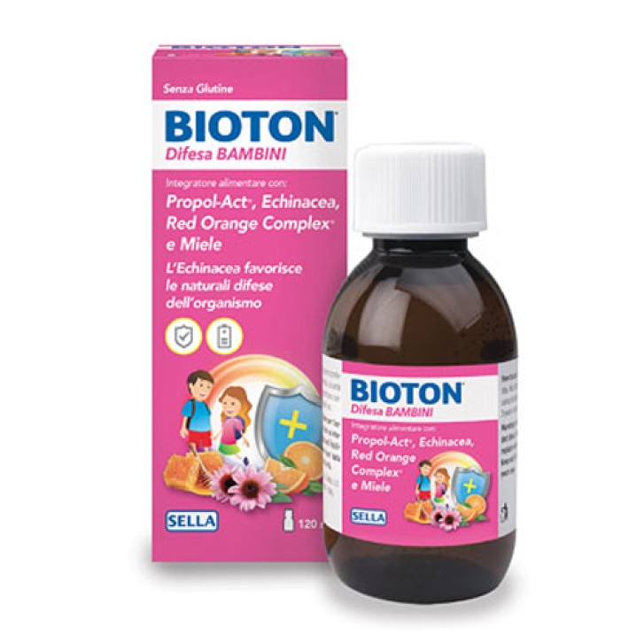 Bioton Difesa Bambini Sciroppo 120 ml - Integratore Difese Immunitarie