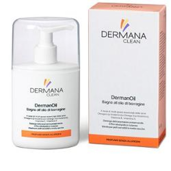 Dermana Clean DermanOil Olio da Bagno Idratante 200 ml