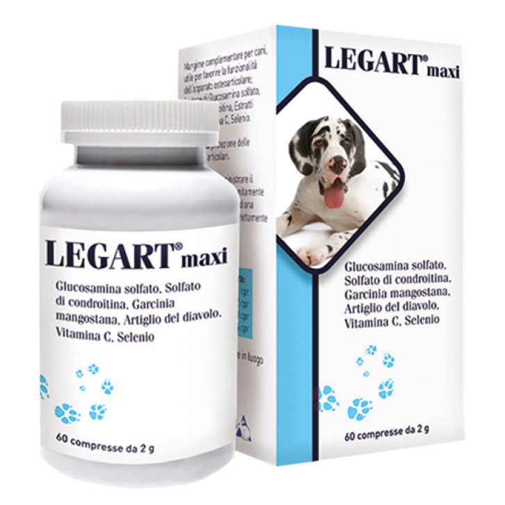 Legart Maxi 60 Compresse - Integratore Articolare Cani