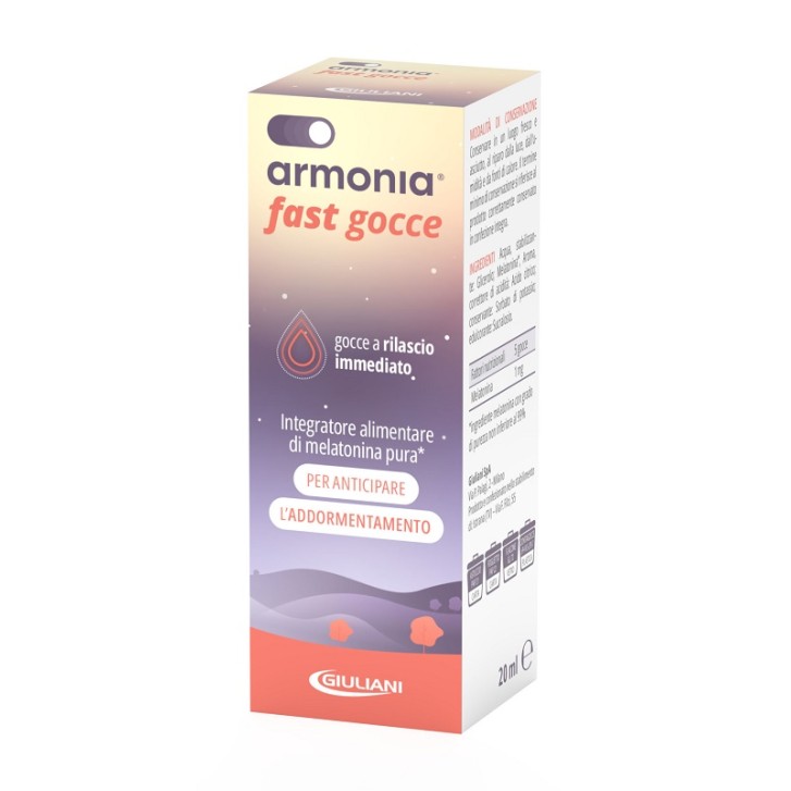 Armonia Fast 1mg Gocce 20 ml - Integratore Melatonina