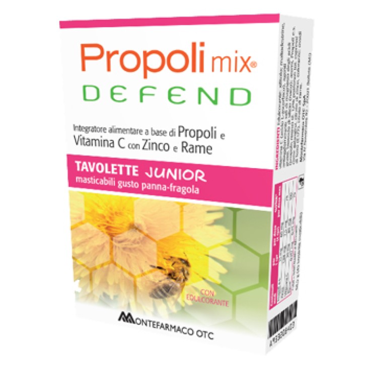 Propoli Mix Defend Junior 45 Tavolette - Integratore Sistema Immunitario