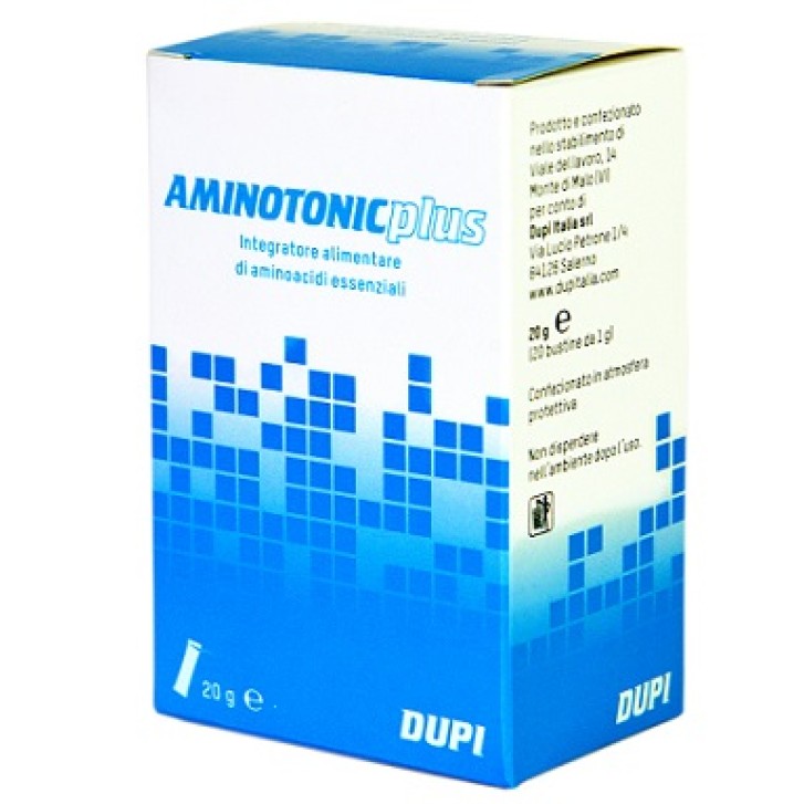 Aminotonic Plus 20 Bustine - Integratore di Aminoacidi Essenziali