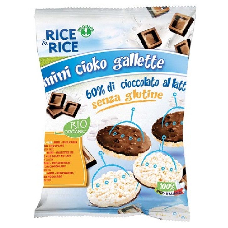 Rice&Rice MiniCioko Gallette Cioccolato al Latte 60 grammi