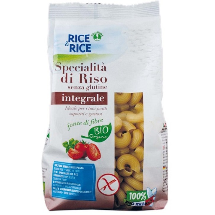 Rice&Rice Chifferi Riso Integrale 250 grammi