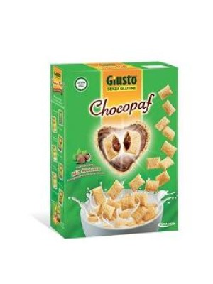 Giusto Senza Glutine ChocoPaf Cereali con Cuore di Nocciola Gluten Free 300 grammi
