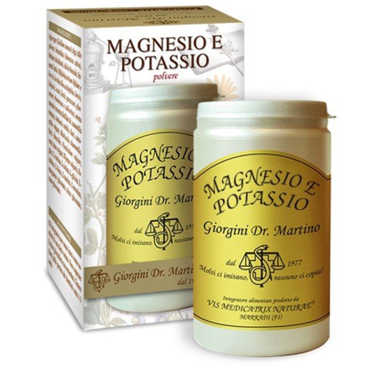 Magnesio e Potassio Polvere 180 grammi Dr. Giorgini - Integratore contro Stanchezza e Affaticamento