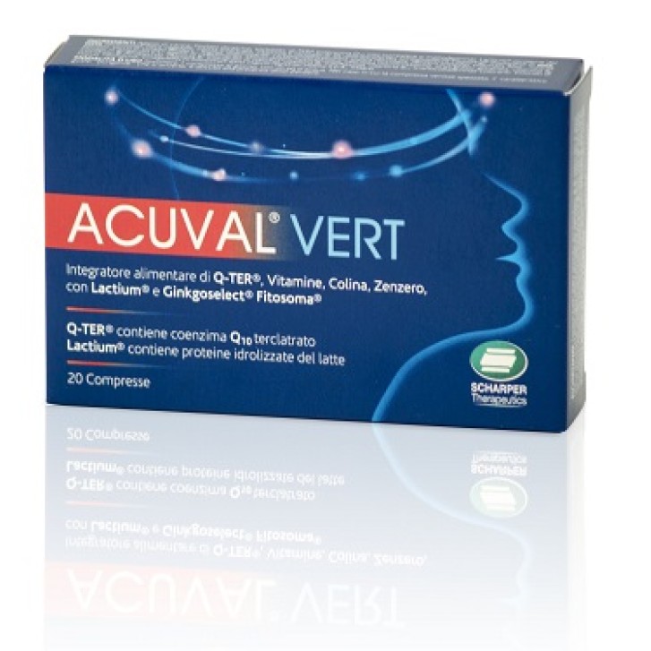 Acuval Vert 20 Compresse - Integratore Antiossidante