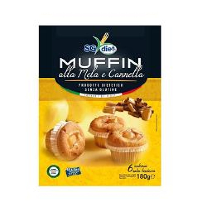 SG Diet Muffin Mela e Cannella 180 grammi