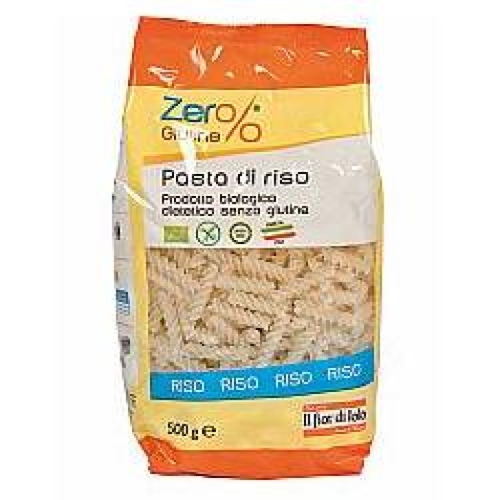 Fior di Loto Zero% Glutine Pasta Fusilli di Riso Bio 500 grammi