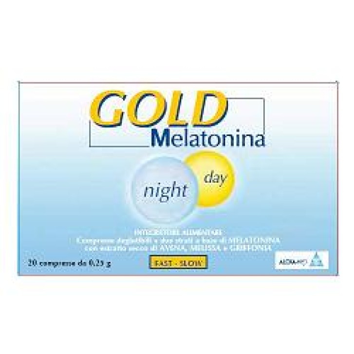 Melatonina Gold HTP 1mg 20 Compresse - Integratore Alimentare