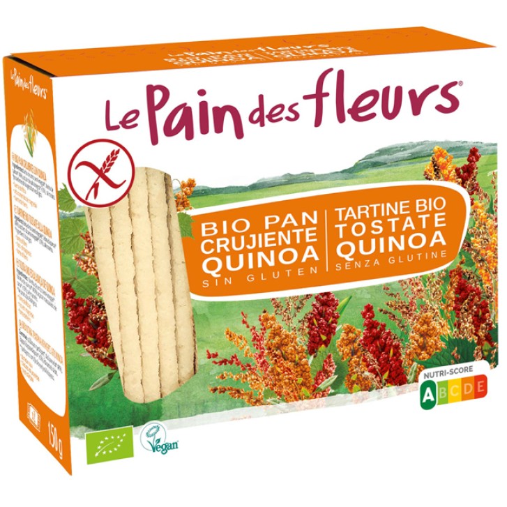 Primeal Pain des Fleurs Tartine Bio Tostate alla Quinoa 150 grammi