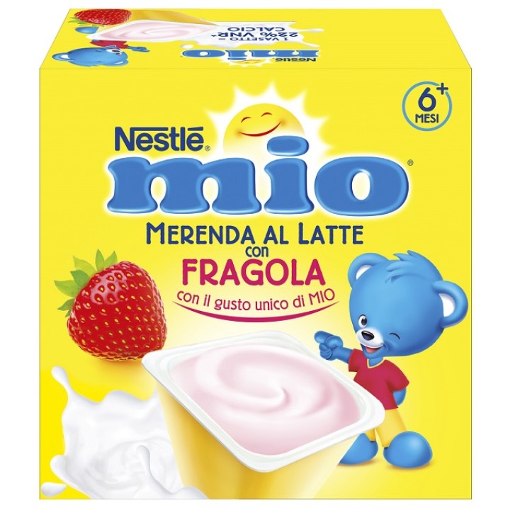 Nestle' Mio Merenda Fragola 4 x 100 grammi