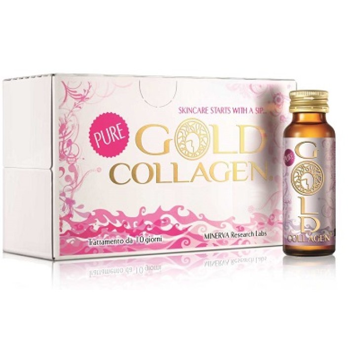 Pure Gold Collagen 10 Flaconcini - Integratore Per La Pelle