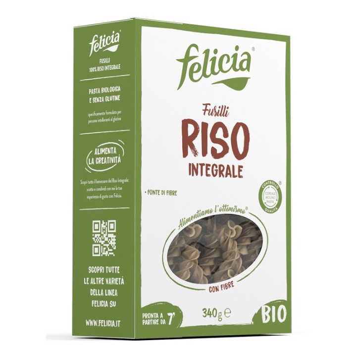 Felicia Bio Pasta Integrale Fusilli 340 grammi