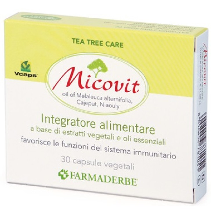 Farmaderbe Micovit Microbix 30 Capsule - Integratore Contro Infezioni Batteriche