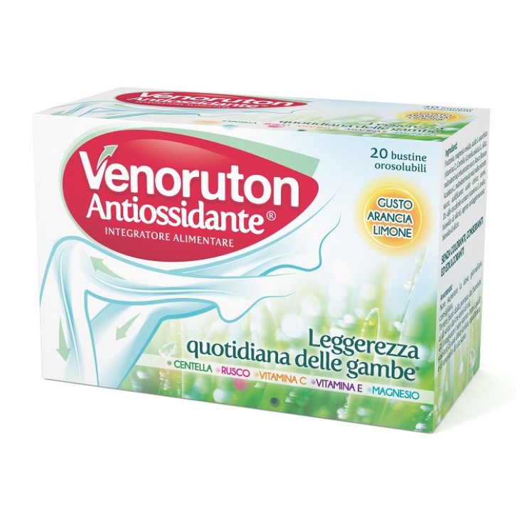 Venoruton Antiossidante 20 Buste - Integratore Gambe Pesanti