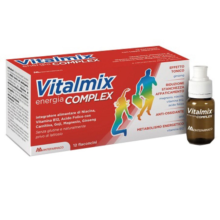 Vitalmix Complex 12 Flaconcini - Integratore per il Metabolismo Energetico