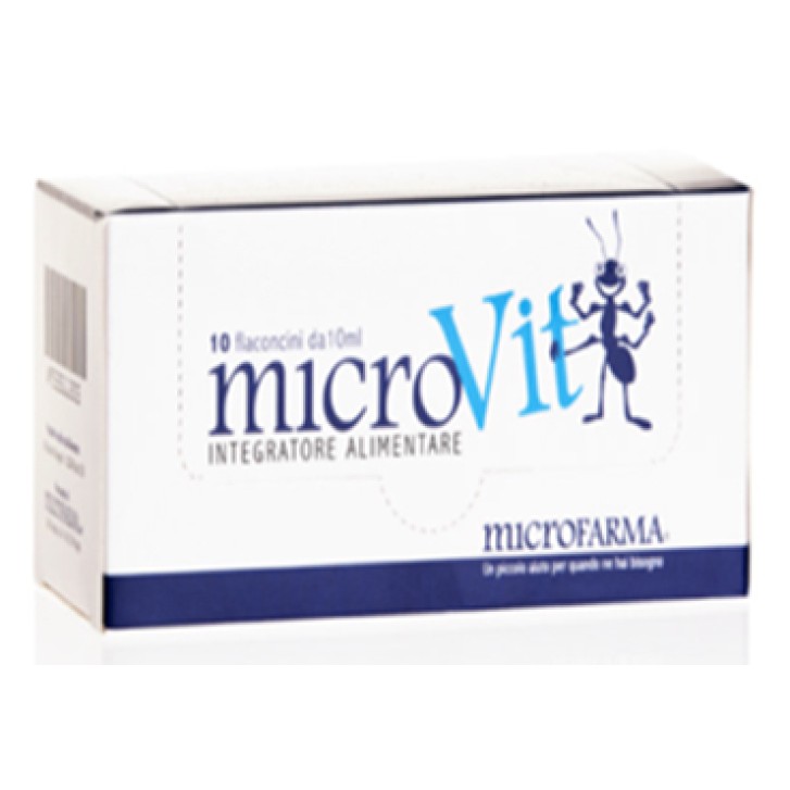Microvit 10 Flaconcini - Integratore Alimentare