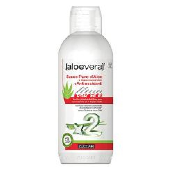 Zuccari AloeVera2 Succo + Antiossidanti 1000 ml - Integratore Alimentare