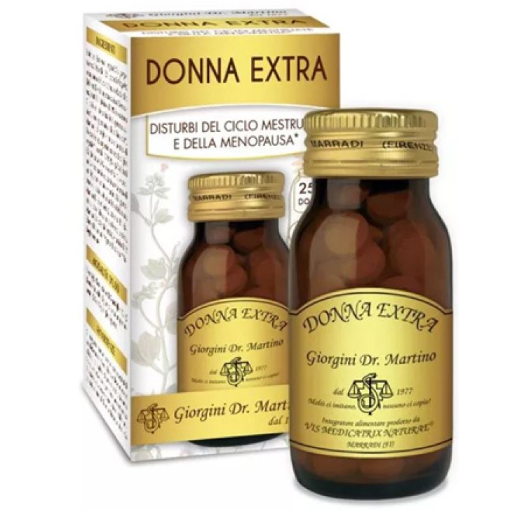 Donna Extra 100 Pastiglie Dr. Giorgini - Integratore Ciclo Mestruale e Menopausa