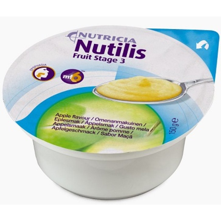 Nutilis Fruit Stage 3 Integratore Nutrizionale Gusto Mela 3 x 150 grammi