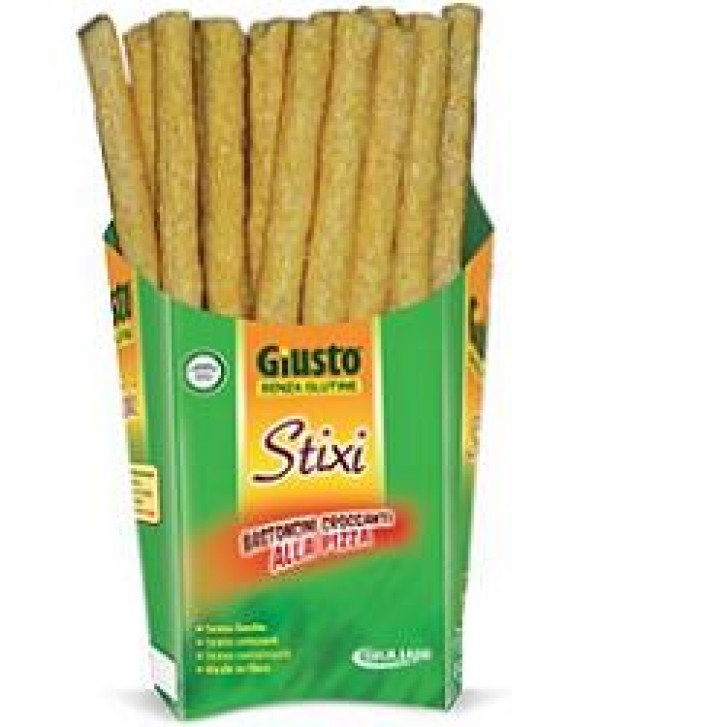 Giusto Senza Glutine Stixi Pizza Snack Salato Gluten Free 60 grammi