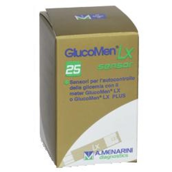 Glucomen LX Sensor Strisce Reattive Glicemia 25 Pezzi